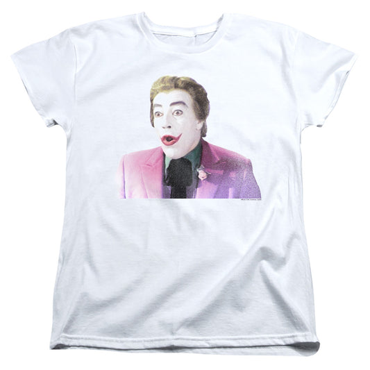 Batman Classic Tv Thrilled Womens T Shirt White