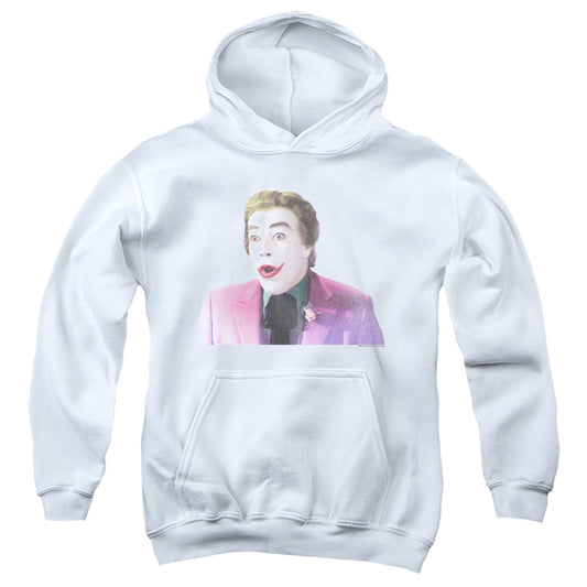 Batman Classic Tv Thrilled Kids Youth Hoodie White