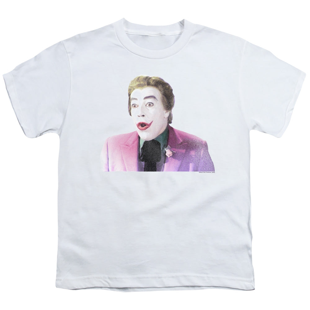 Batman Classic Tv Thrilled Kids Youth T Shirt White