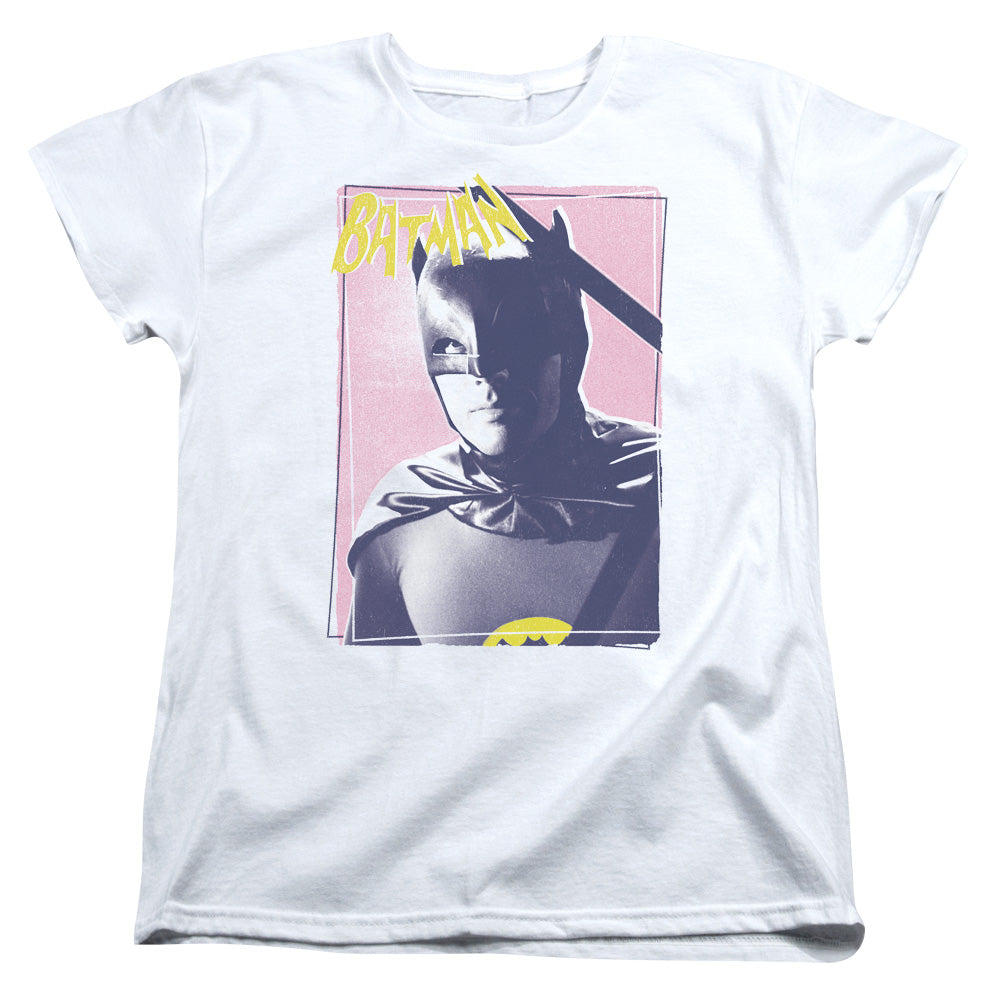 Batman Classic Tv Wayne 80s Womens T Shirt White