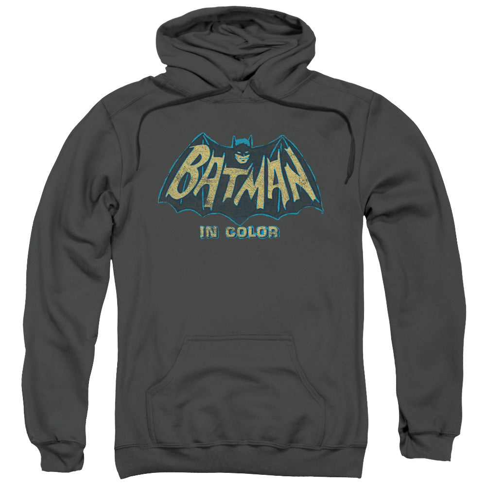 Batman Classic Tv In Color Mens Hoodie Charcoal