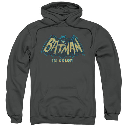 Batman Classic Tv In Color Mens Hoodie Charcoal