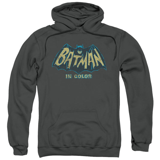 Batman Classic Tv In Color Mens Hoodie Charcoal