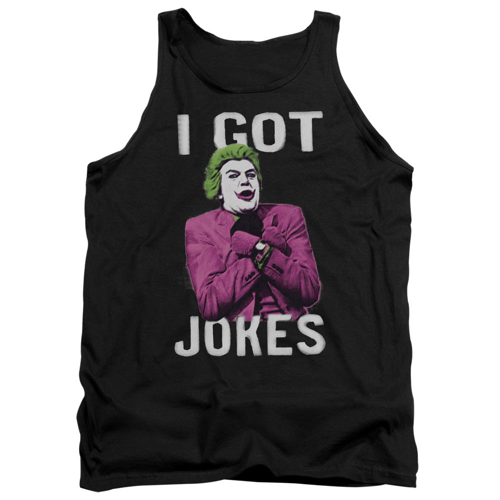 Batman Classic Tv Got Jokes Mens Tank Top Shirt Black