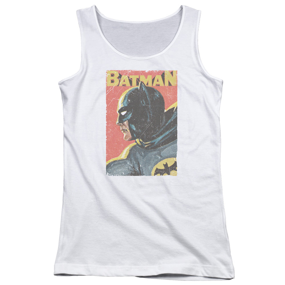 Batman Classic Tv Vintman Womens Tank Top Shirt White