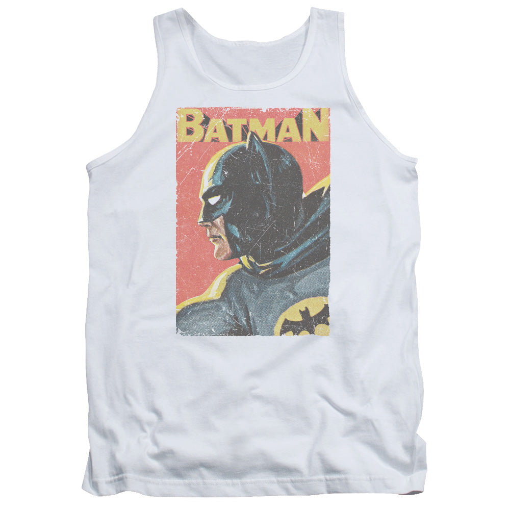 Batman Classic Tv Vintman Mens Tank Top Shirt White