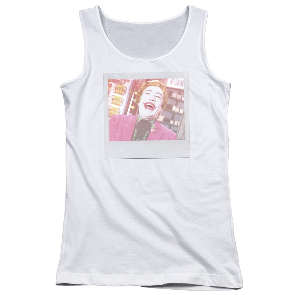 Batman Classic Tv Captured Womens Tank Top Shirt White