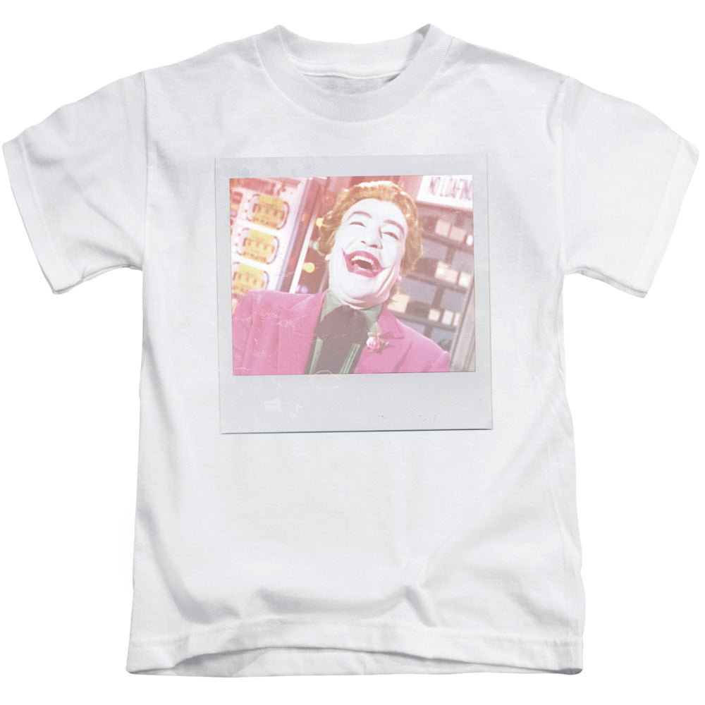 Batman Classic Tv Captured Juvenile Kids Youth T Shirt White
