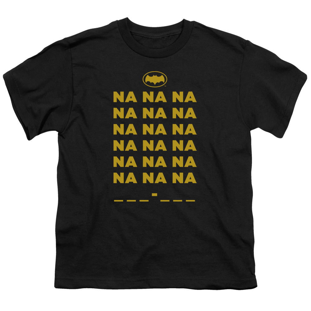 Batman Classic Tv Na Na Na Kids Youth T Shirt Black