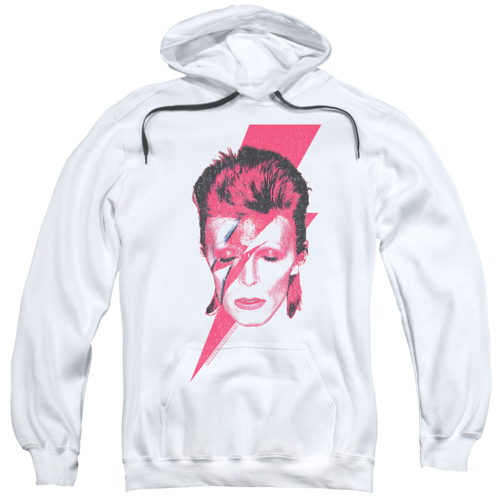 David Bowie Aladdin Sane Mens Hoodie White