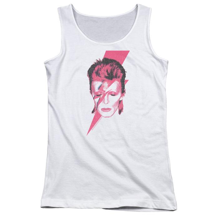 David Bowie Aladdin Sane Womens Tank Top Shirt White