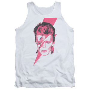 David Bowie Aladdin Sane Mens Tank Top Shirt White