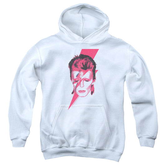 David Bowie Aladdin Sane Kids Youth Hoodie White