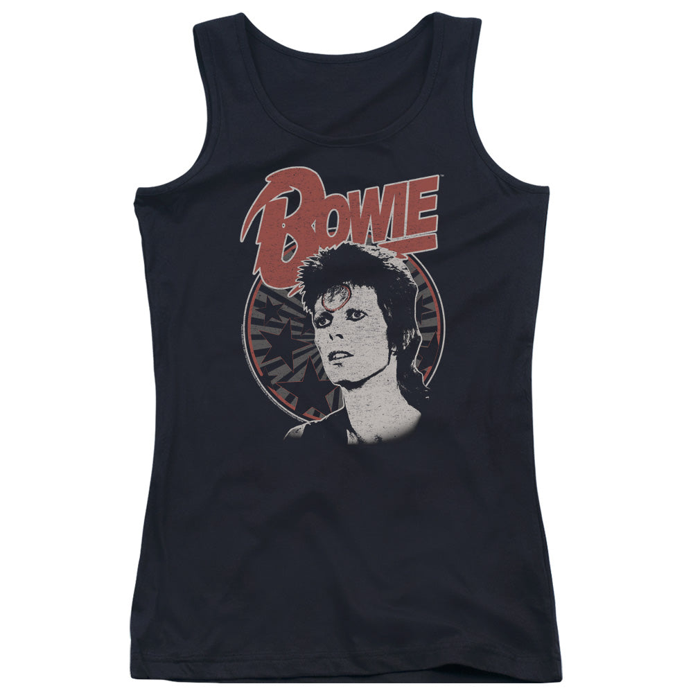 David Bowie Space Oddity Womens Tank Top Shirt Black