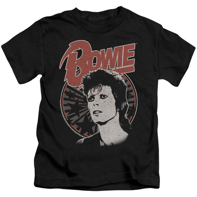 David Bowie Space Oddity Juvenile Kids Youth T Shirt Black