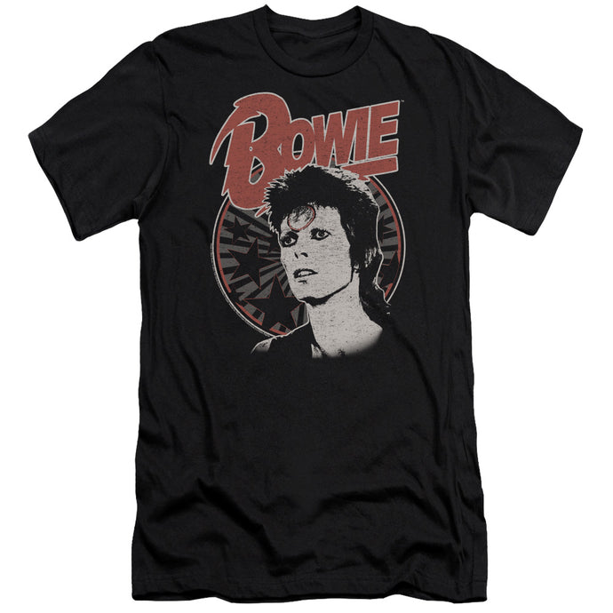 David Bowie Space Oddity Premium Bella Canvas Slim Fit Mens T Shirt Black