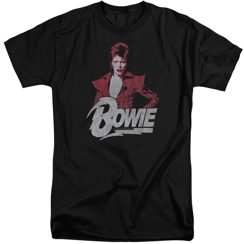 David Bowie Diamond David Mens Tall T Shirt Black