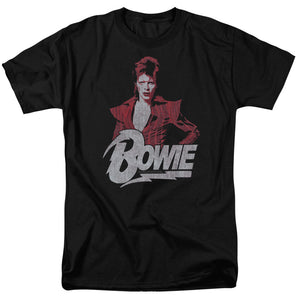 David Bowie Diamond David Mens T Shirt Black