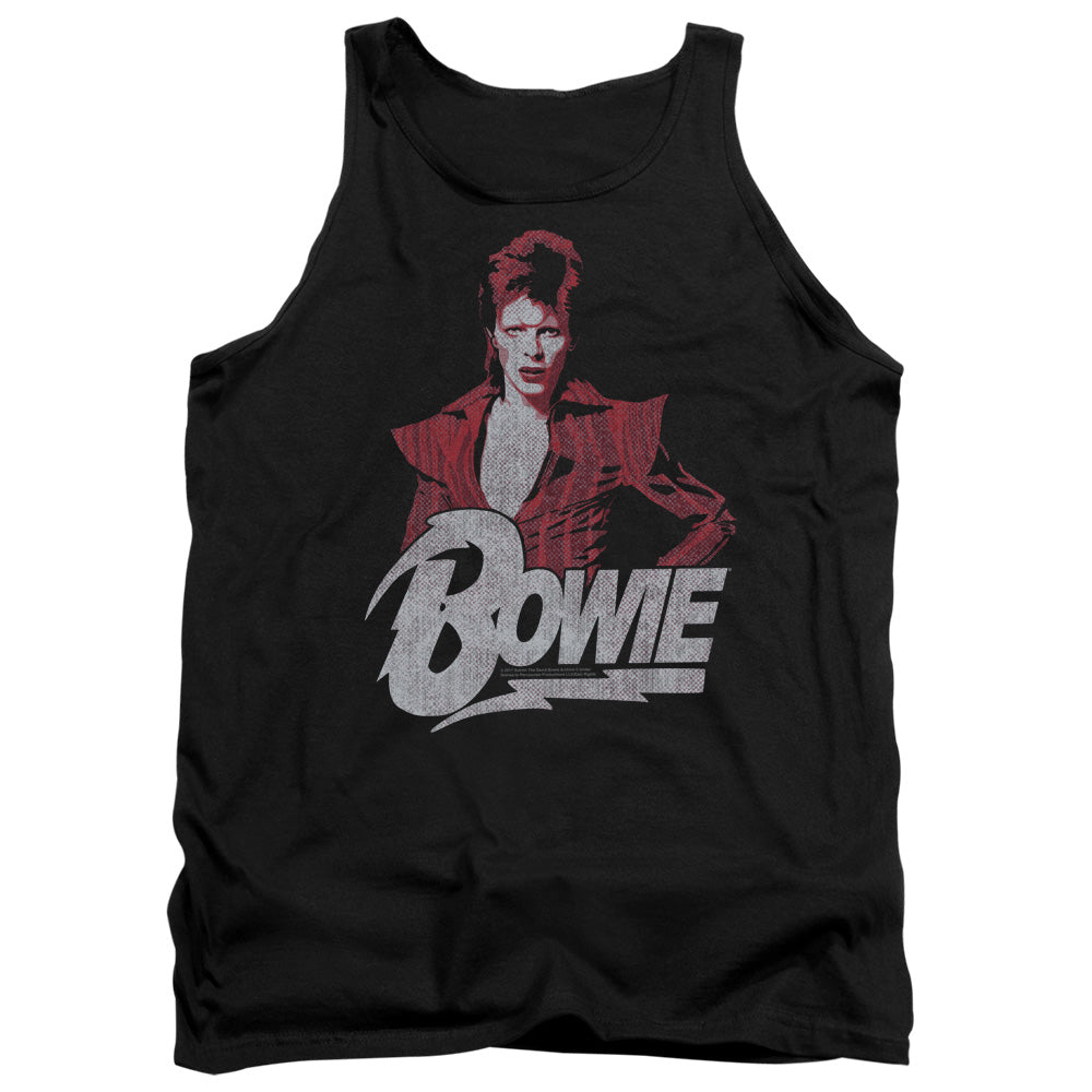 David Bowie Diamond David Mens Tank Top Shirt Black