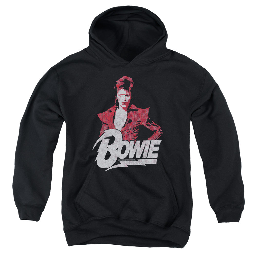 David Bowie Diamond David Kids Youth Hoodie Black