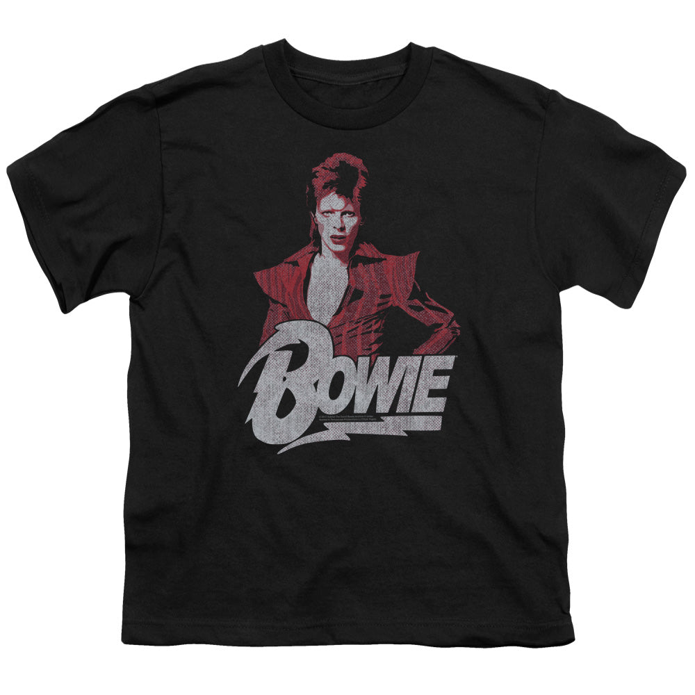 David Bowie Diamond David Kids Youth T Shirt Black