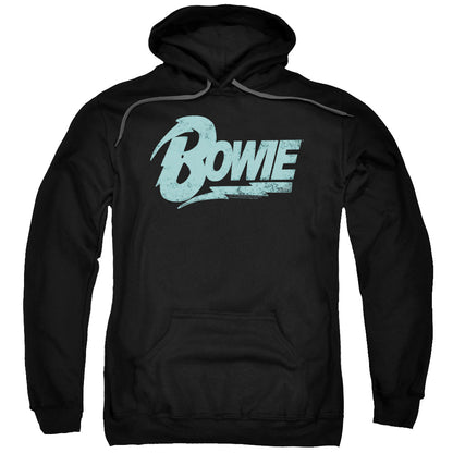 David Bowie Logo Mens Hoodie Black
