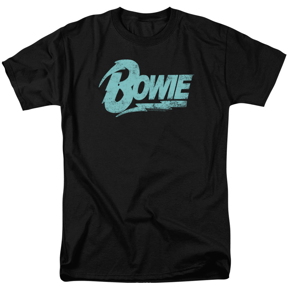 David Bowie Logo Mens T Shirt Black