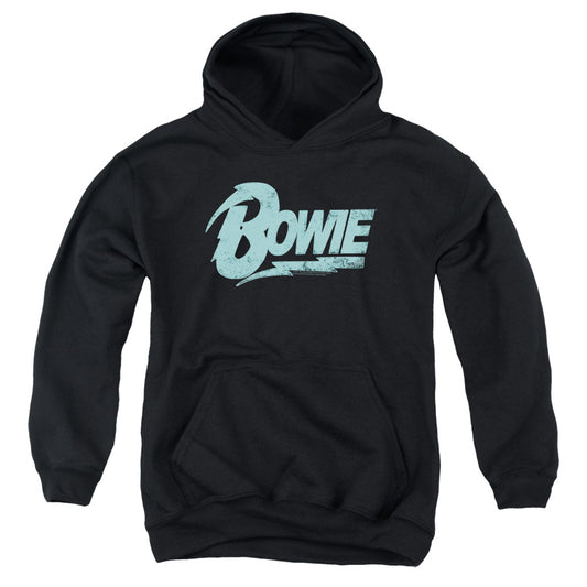 David Bowie Logo Kids Youth Hoodie Black