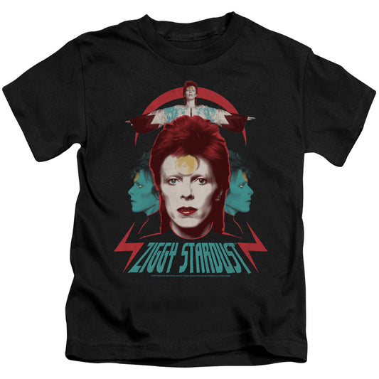 David Bowie Ziggy Heads Juvenile Kids Youth T Shirt Black