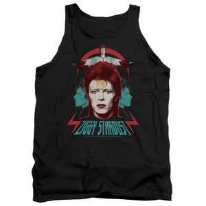 David Bowie Ziggy Heads Mens Tank Top Shirt Black