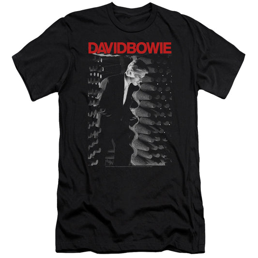 David Bowie Station To Station Premium Bella Canvas Slim Fit Mens T Shirt Black