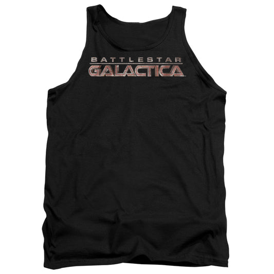 Battlestar Galactica Logo Mens Tank Top Shirt Black