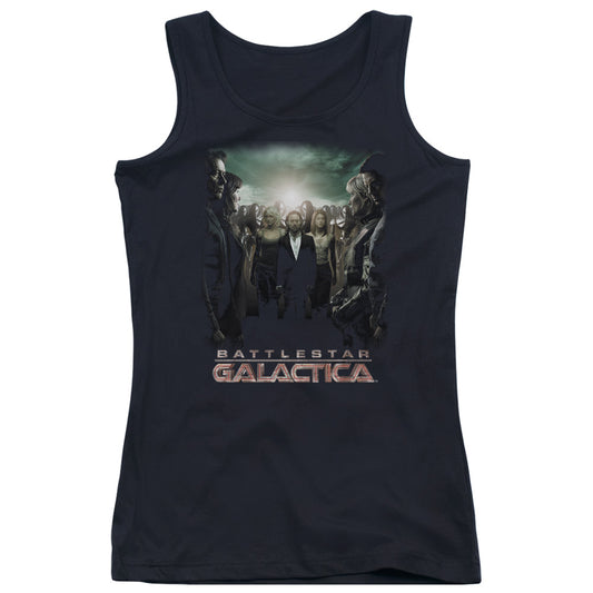 Battlestar Galactica Crossroads Womens Tank Top Shirt Black