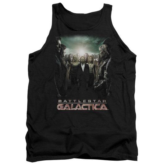 Battlestar Galactica Crossroads Mens Tank Top Shirt Black