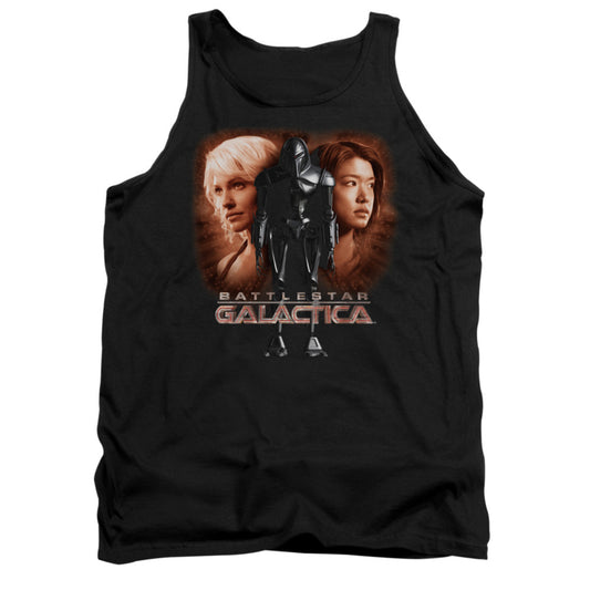 Battlestar Galactica Created By Man Mens Tank Top Shirt Black