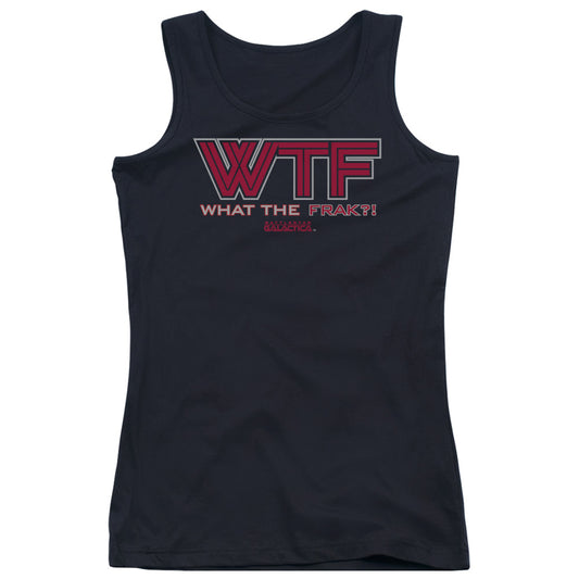 Battlestar Galactica WTF Womens Tank Top Shirt Black