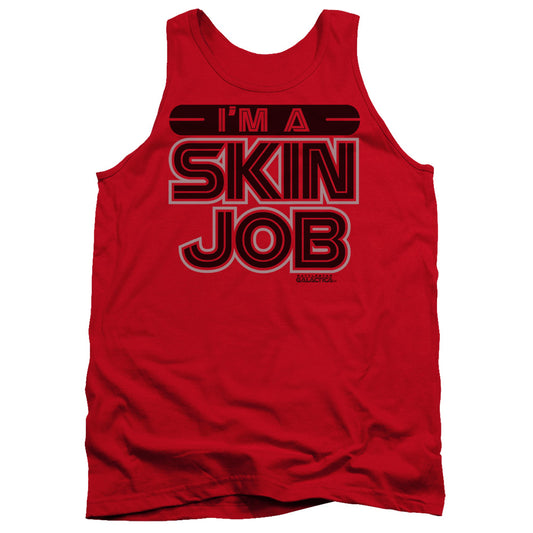 Battlestar Galactica Im A Skin Job Mens Tank Top Shirt Red