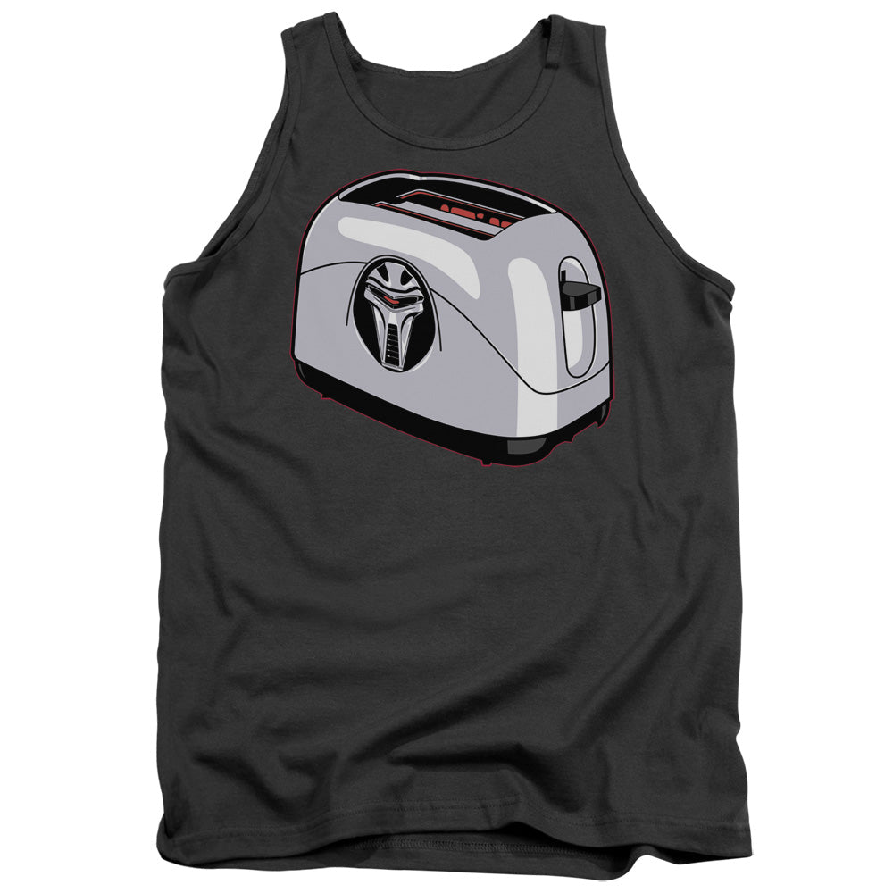 Battlestar Galactica Toaster Mens Tank Top Shirt Charcoal