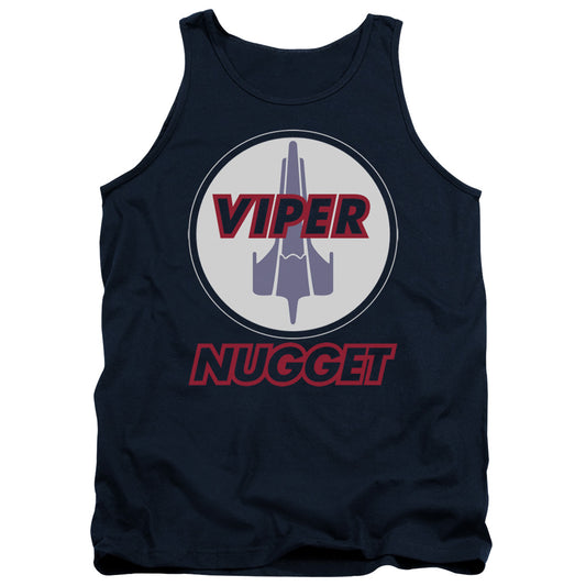 Battlestar Galactica Nugget Mens Tank Top Shirt Navy Blue