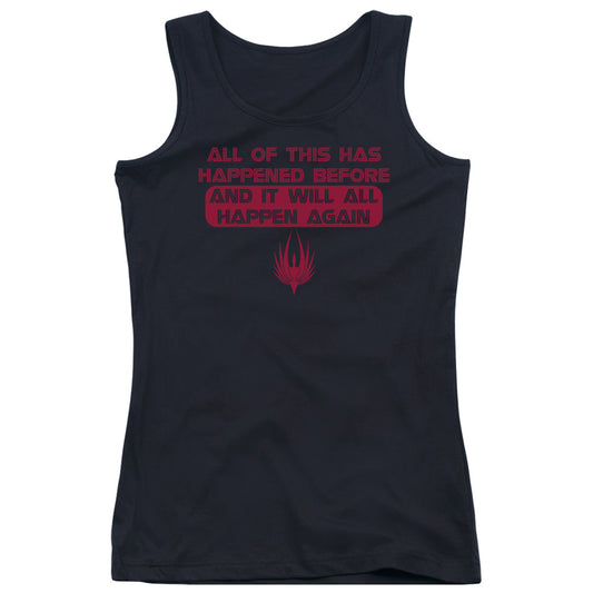 Battlestar Galactica It Will Happen Again Womens Tank Top Shirt Black