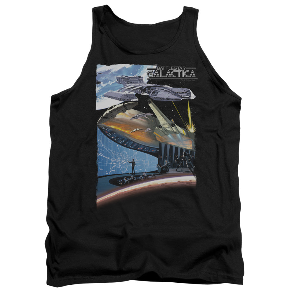 Battlestar Galactica Concept Art Mens Tank Top Shirt Black