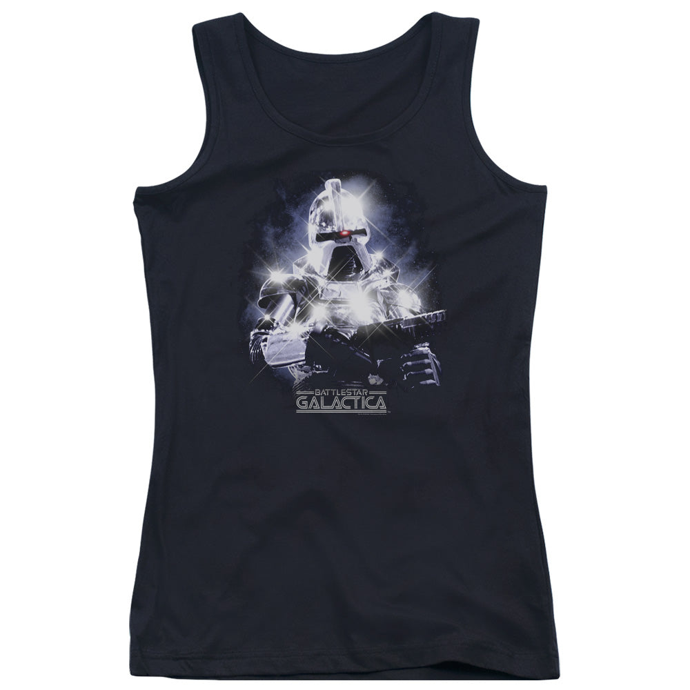 Battlestar Galactica 35th Anniversary Cylon Womens Tank Top Shirt Black