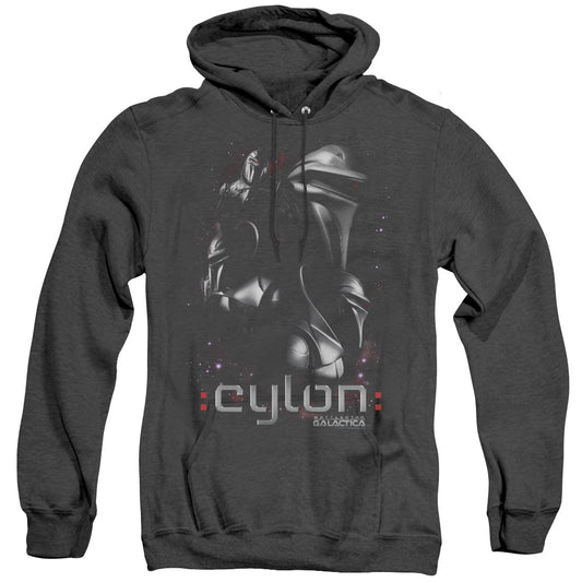 Batlestar GalACtica Centurions Heather Mens Hoodie Black Officially Licensed