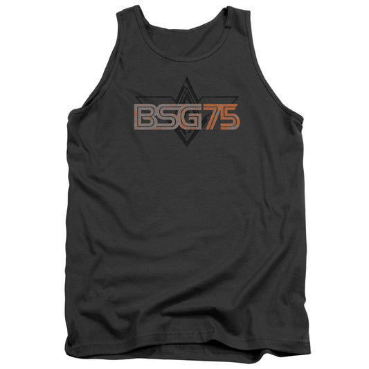 Battlestar Galactica 75 Mens Tank Top Shirt Charcoal