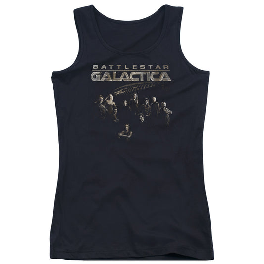 Batlestar GalACtica Batle Cast Womens Tank Top Shirt Black