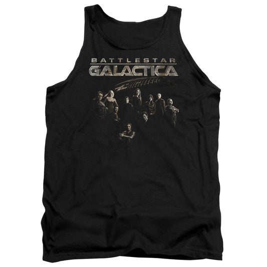 Batlestar GalACtica Batle Cast Mens Tank Top Shirt Black