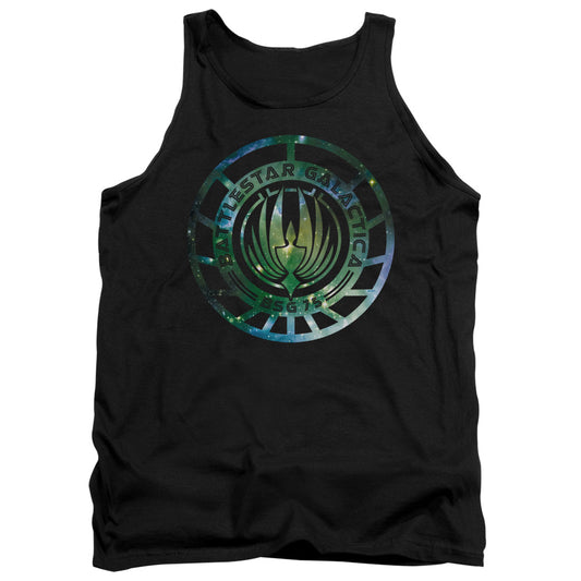 Batlestar GalACtica (New) Galaxy Emblem Mens Tank Top Shirt Black