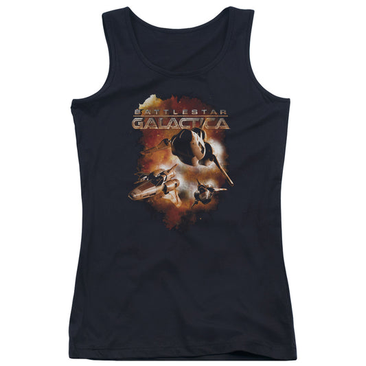 Batlestar GalACtica (New) Vipers Stretch Womens Tank Top Shirt Black