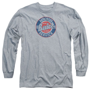 Buick Authorized Service Mens Long Sleeve Shirt Athletic Heather