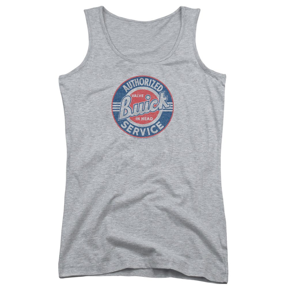 Buick Authorized Service Womens Tank Top Shirt Athletic Heather